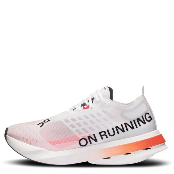 NEW in Box ON Running Cloudboom Strike White Black Orange 12.5 US 47.5 Last Pair - Picture 4 of 7